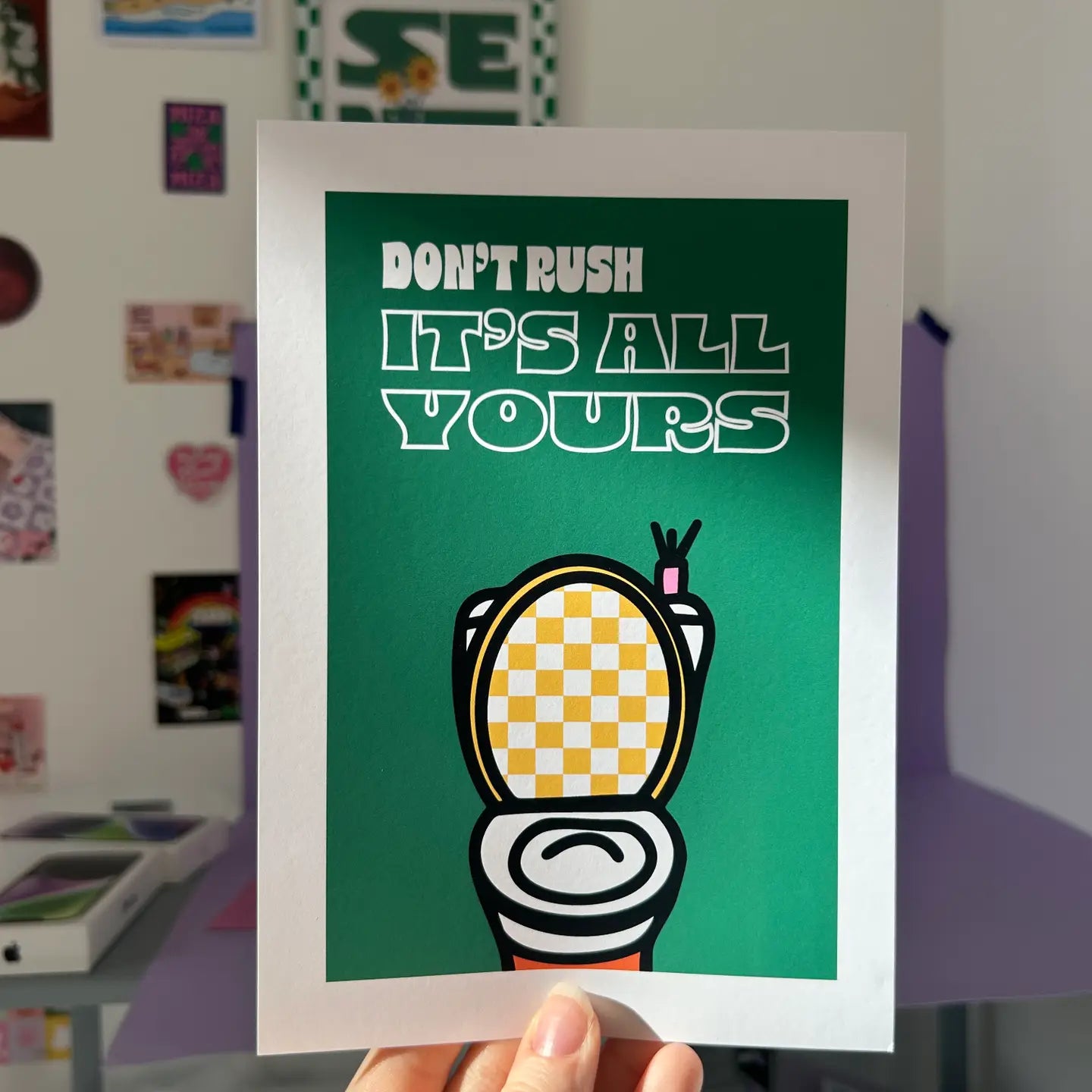 Don’t rush POSTER A4 30x20 cm