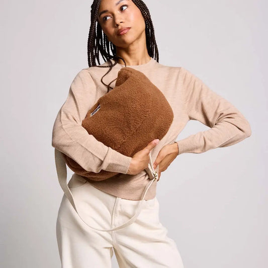 Rosa Brown Teddy Bag