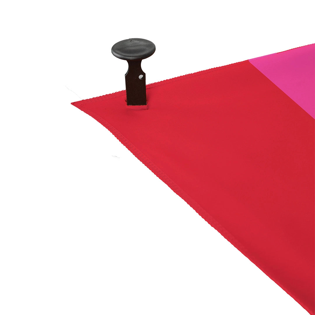 Beach Towel "Better Late Than Ugly" Pink and Red