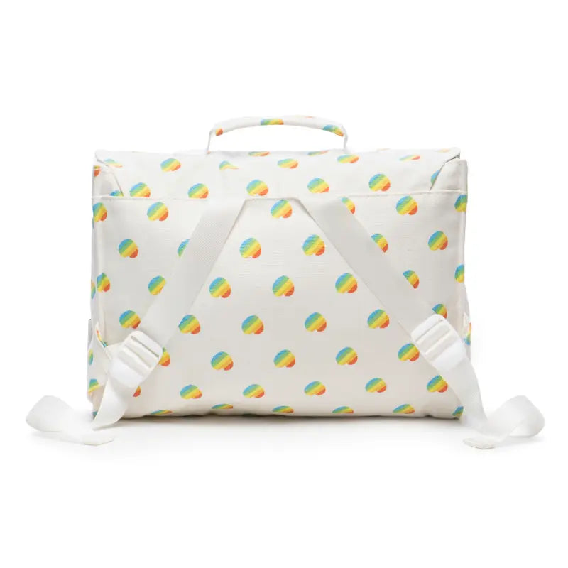 Multicolor Retro Little Heart Printed Kid Backpack