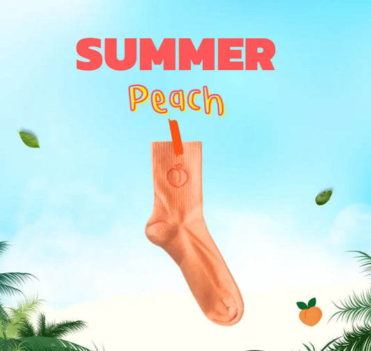 Peach Ankle Socks