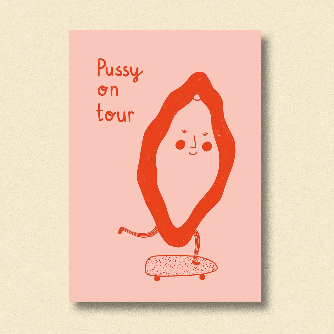 Postcard "On Tour"