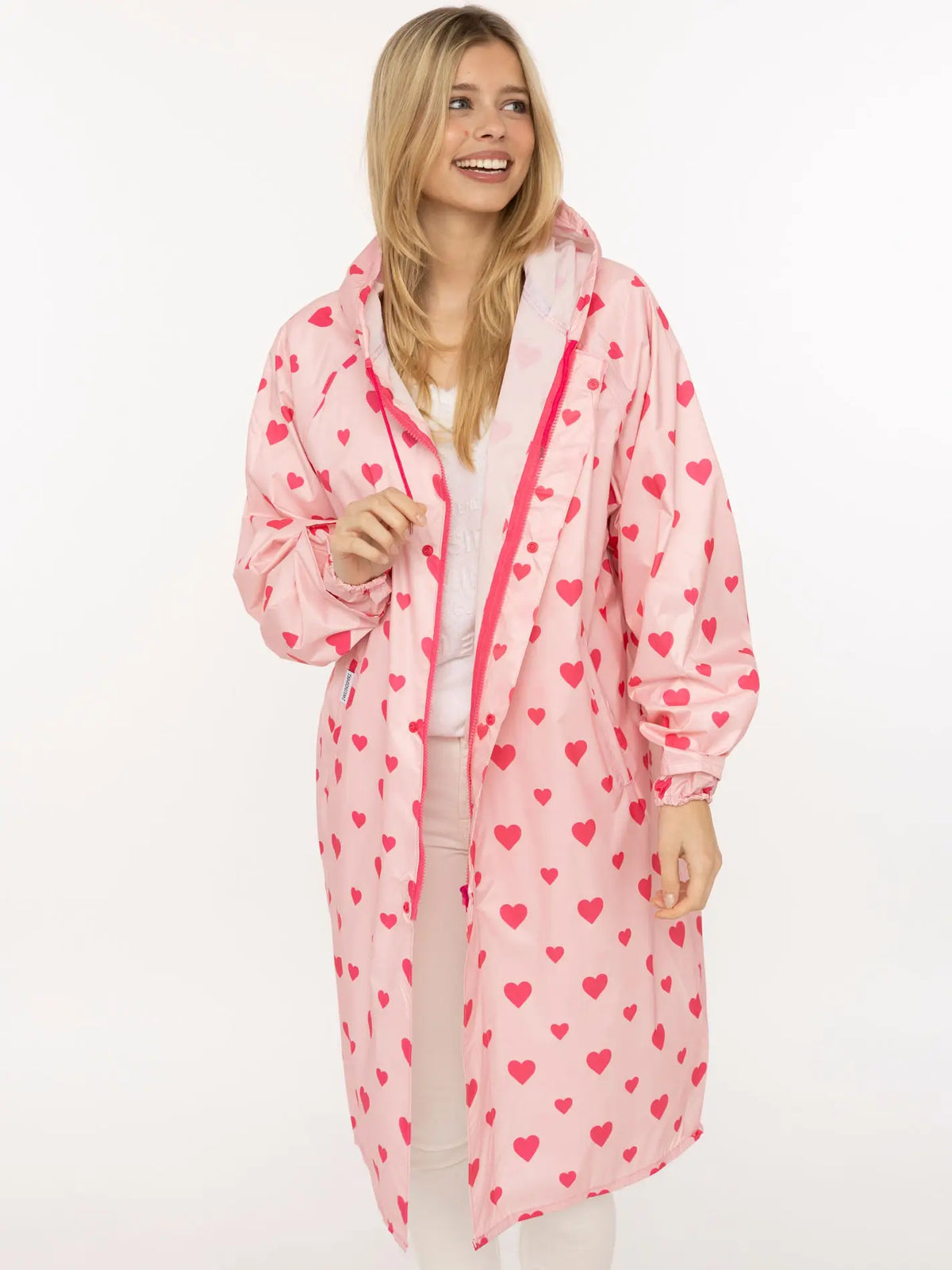 Raincoat "Love" Pink