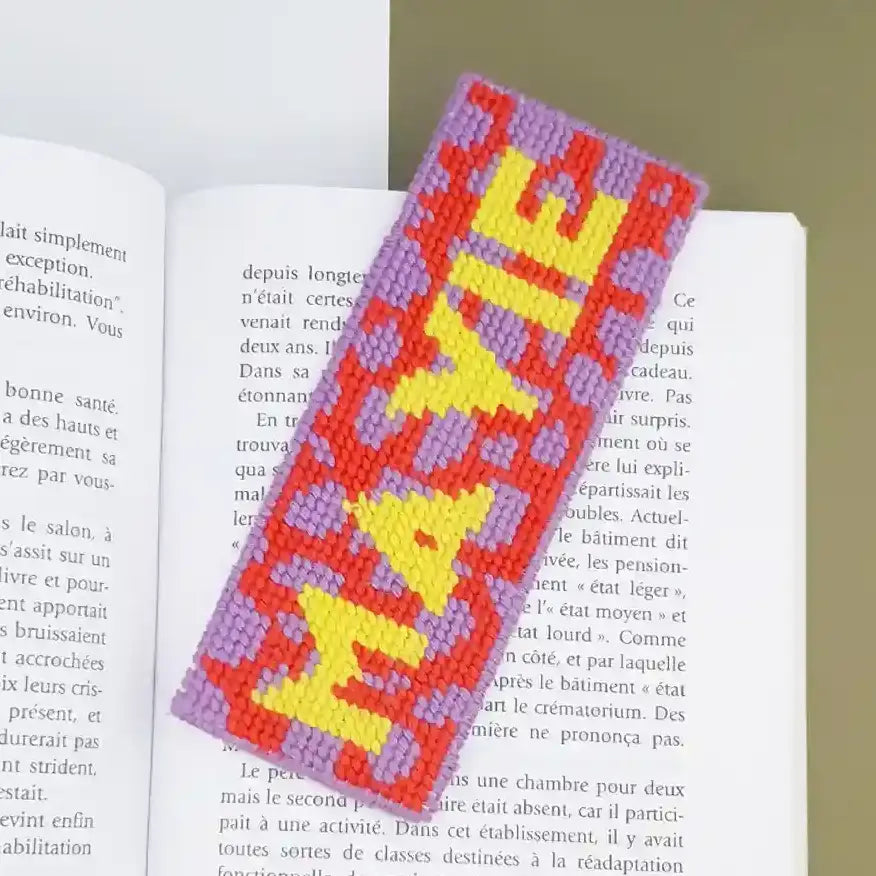 Needlepoint Kit - Bookmark - Ma Vie