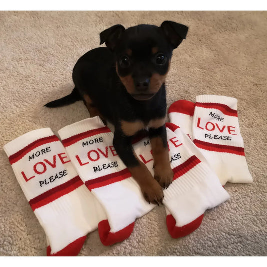 More Love Please Socks