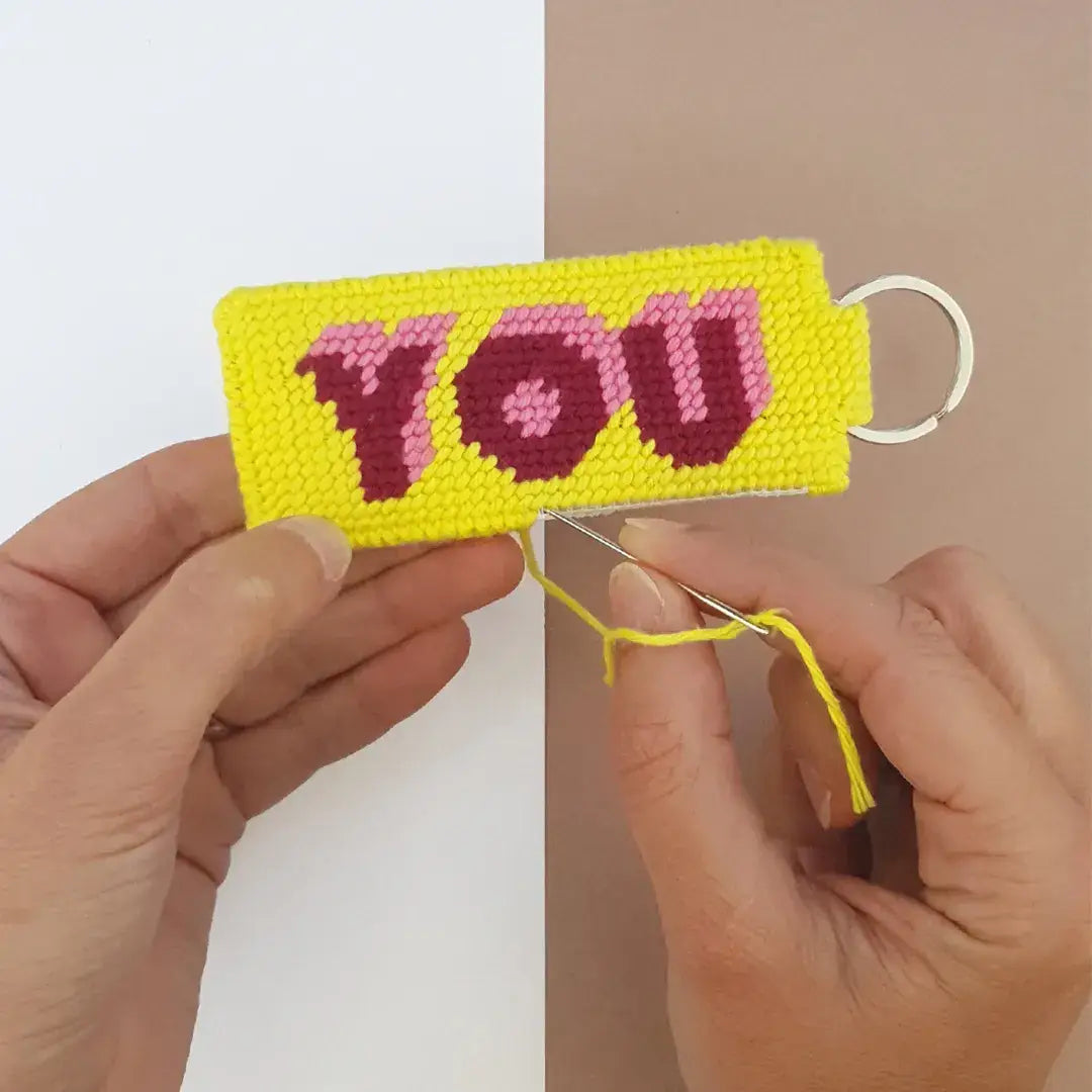 Needlepoint Kit-Keyholder- Love You