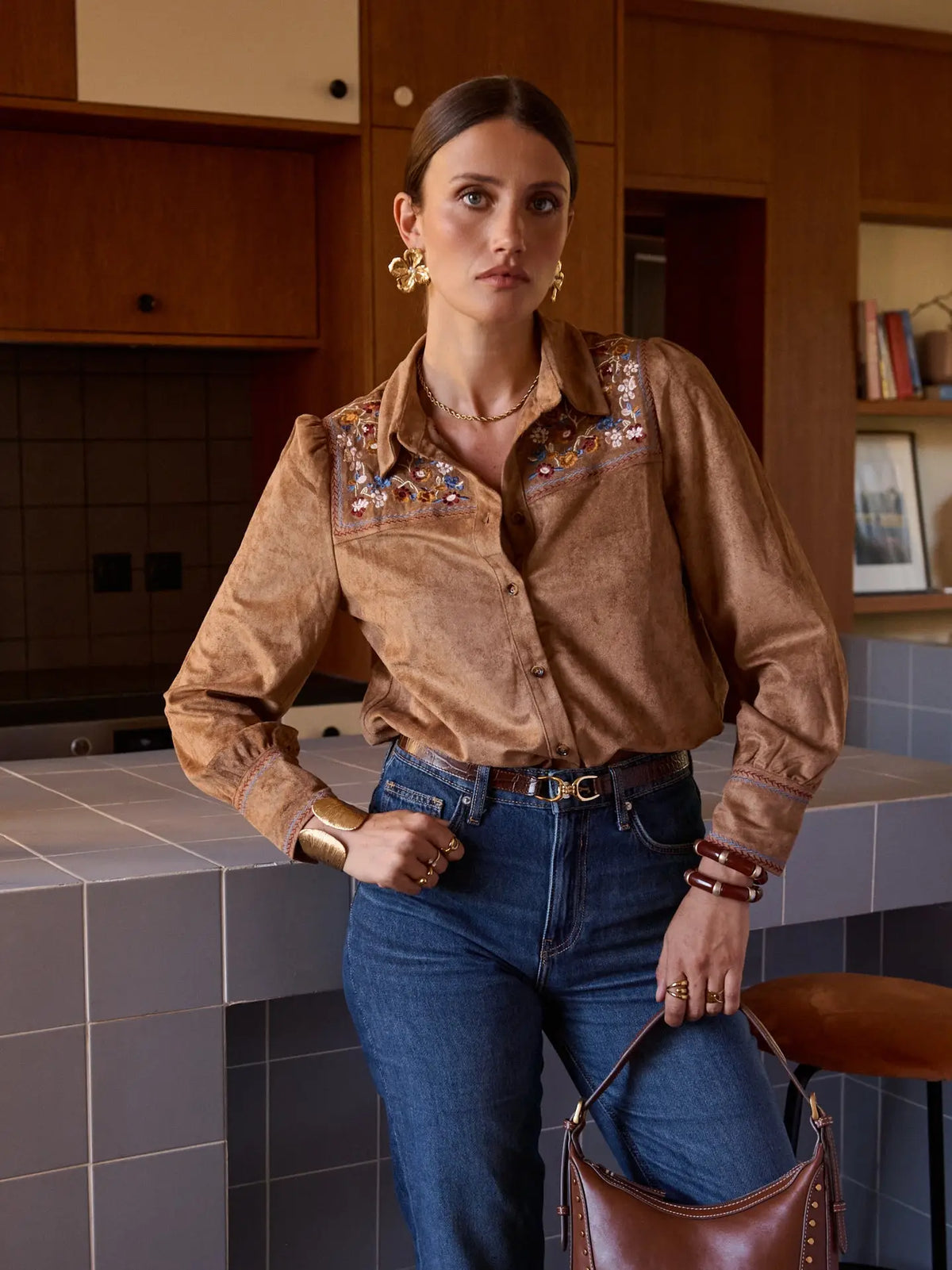 Camel Texano Shirt