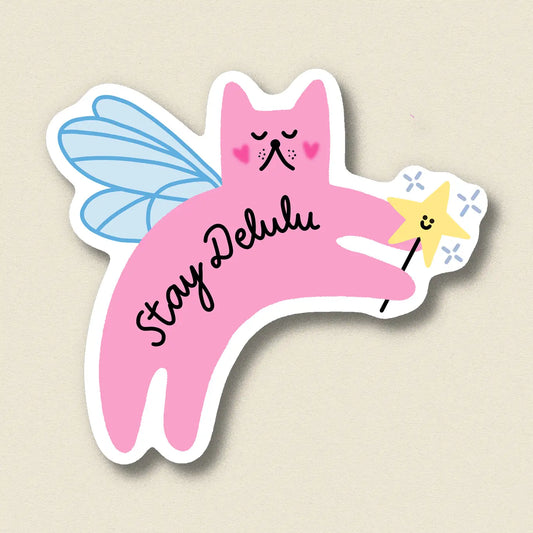 Sticker "Stay Delulu"