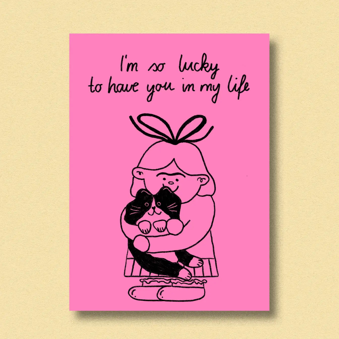 Postcard "Lucky"
