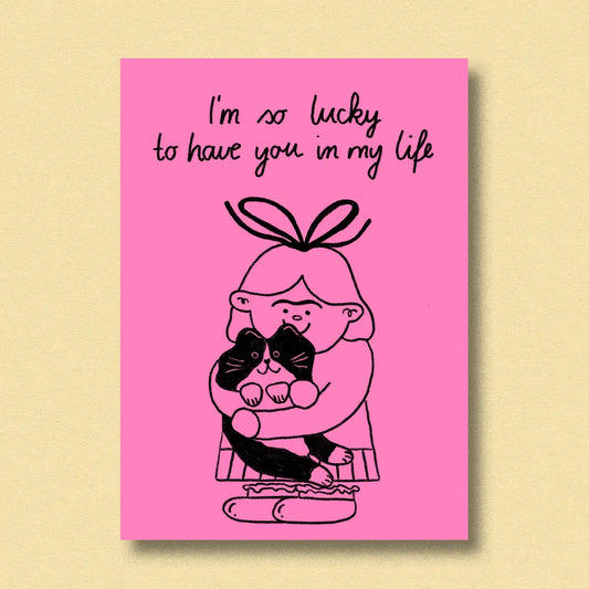 Postcard "Lucky"