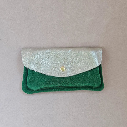 Gold Multi Leather Pouch