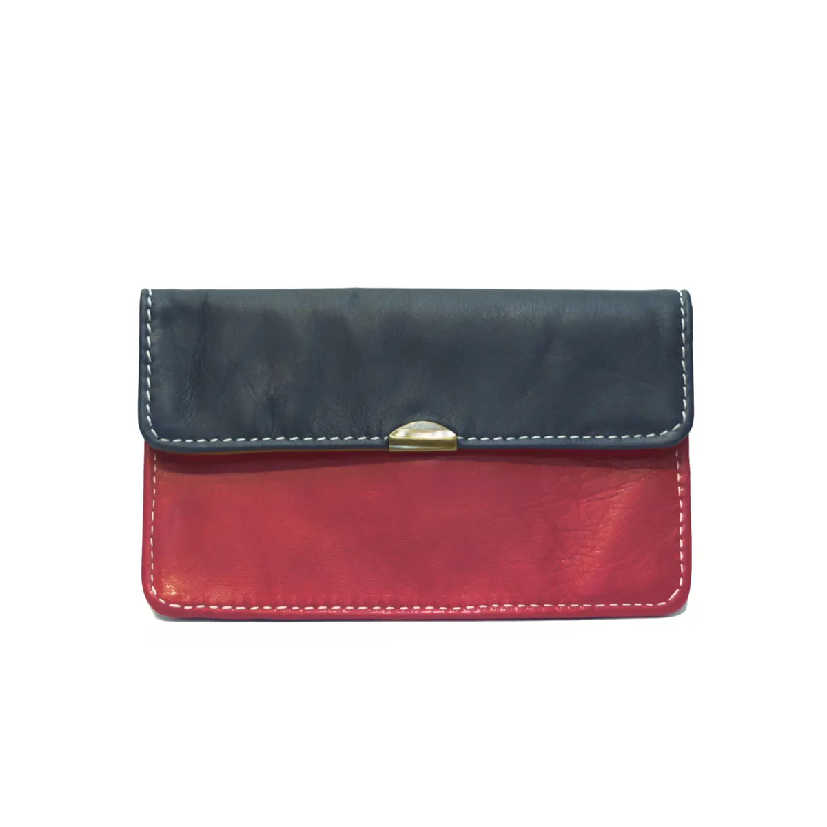 Multi-Colour and Pocket Leather Purse