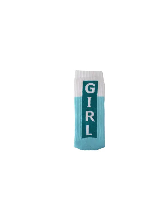 Girl Power Socks Blue