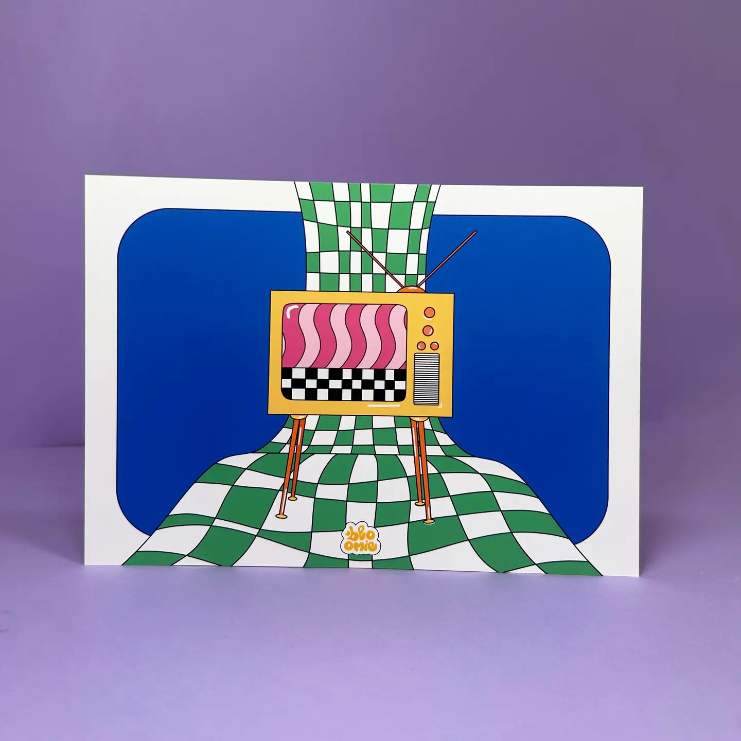 Retro Television POSTER A4 30x20 cm