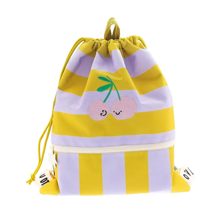Cherry Pop Drawstring Bag