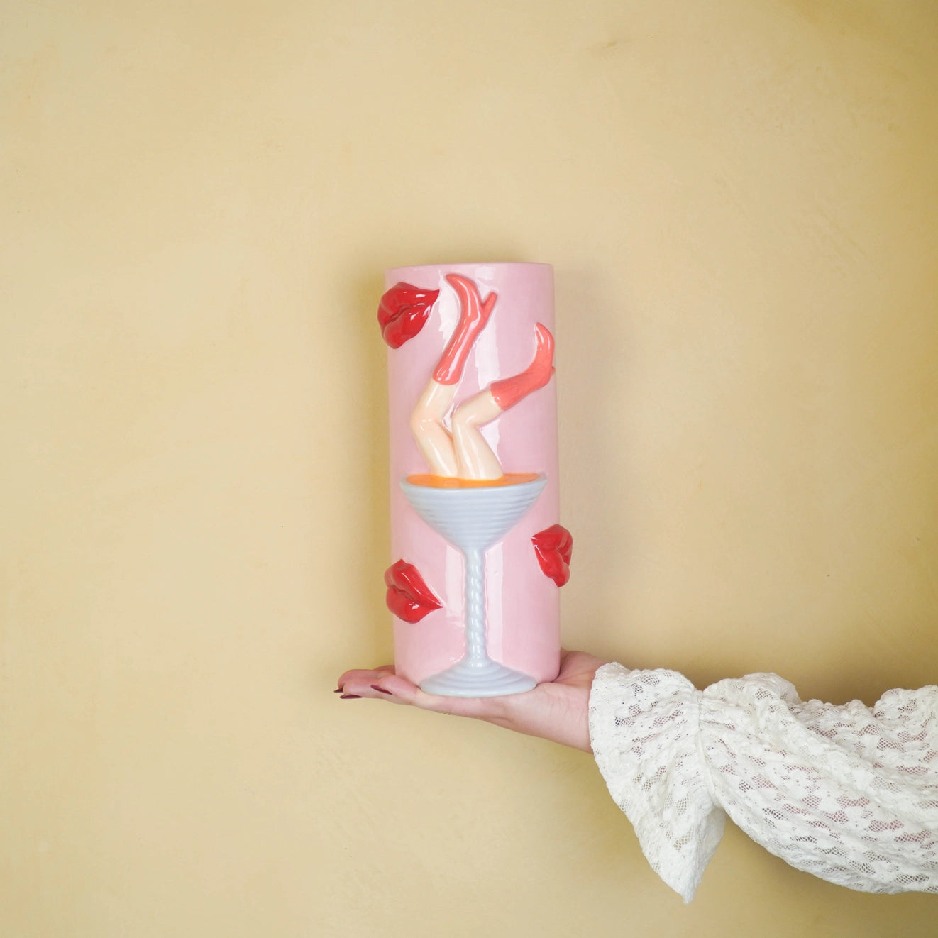 Martini Flower Vase 14x12,5x28 cm