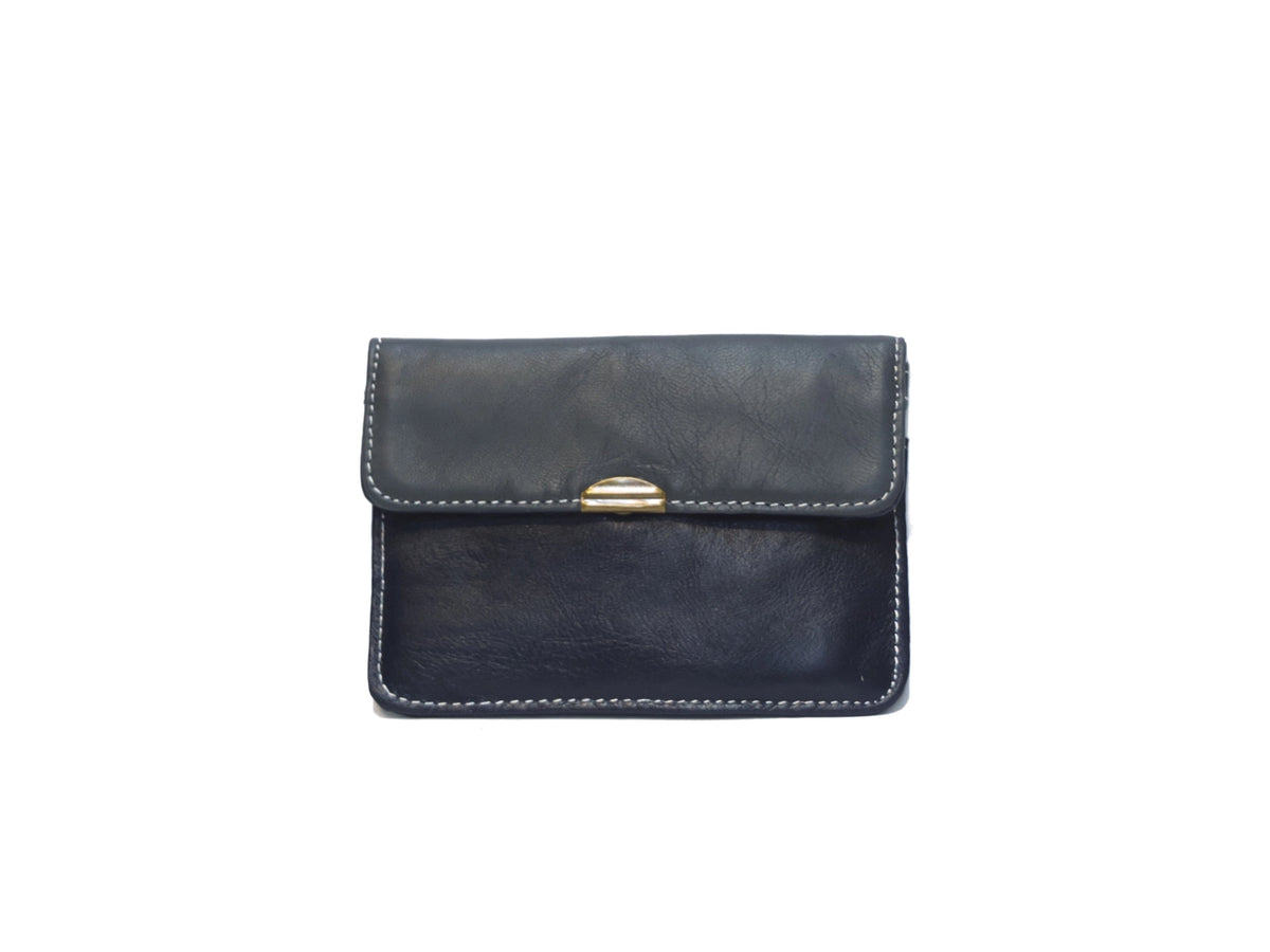 Multi-Colour and Pocket Leather Purse - Mini