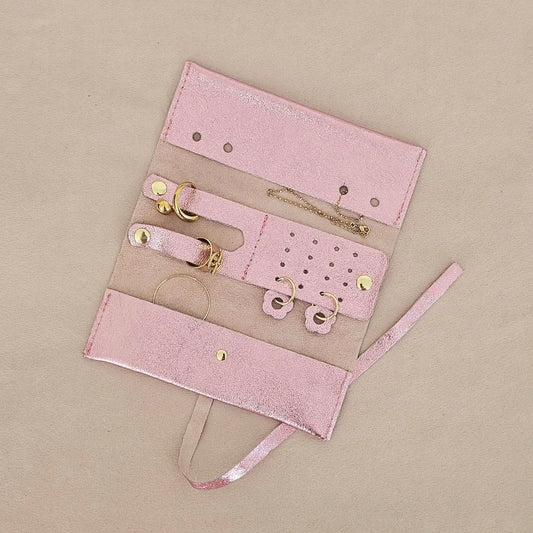 Leather Jewelry Holder - Roll