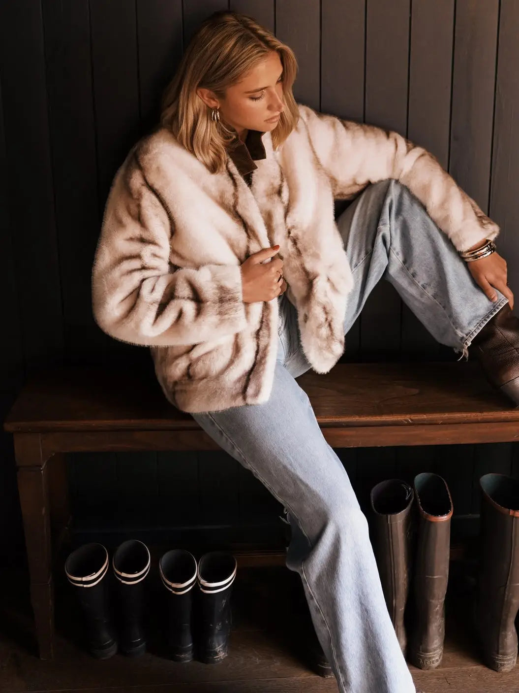 Roubia Faux Fur Coat