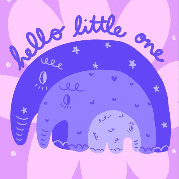 Hello Little One Postcard