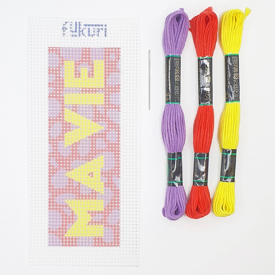 Needlepoint Kit - Bookmark - Ma Vie