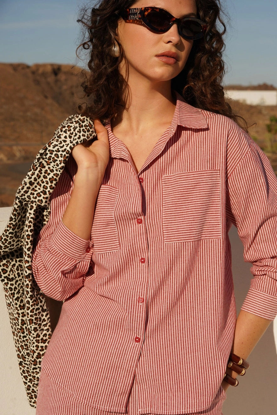 Red Striped Shirt