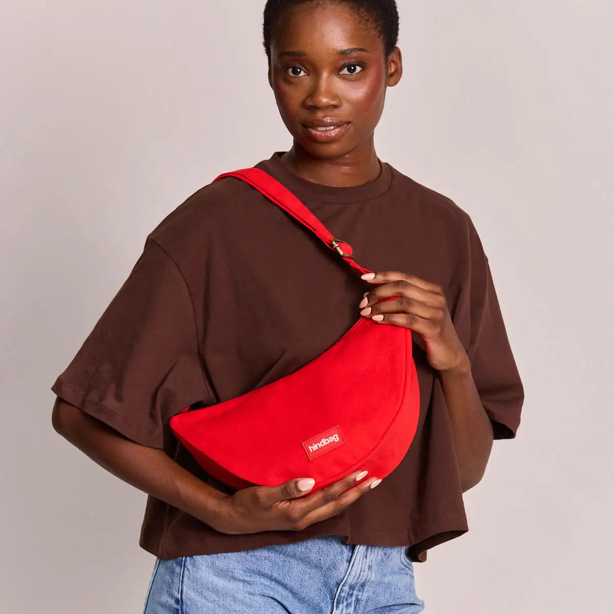 Andrea Red Crossbody Bag