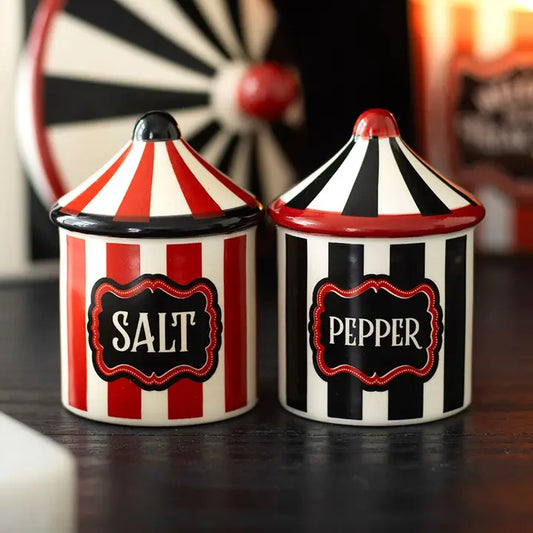 Circus Tent Salt and Pepper Shakers