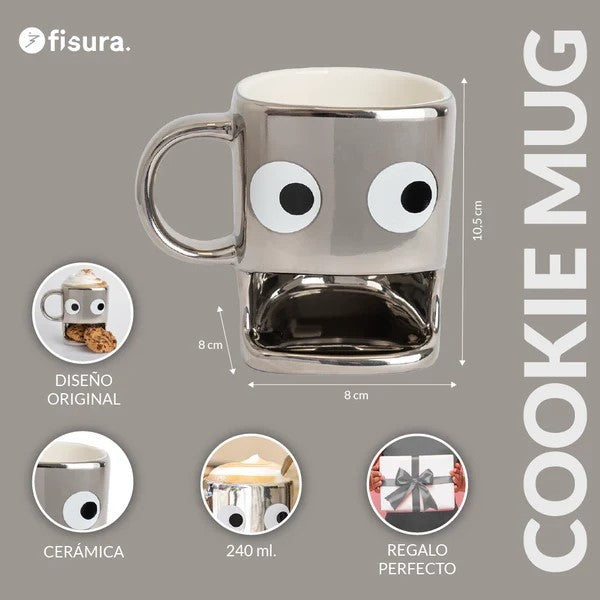 COOKIE SILVER MUG 240ml