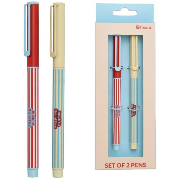PEN SET OF TWO "BACK TO THE OFFICE"