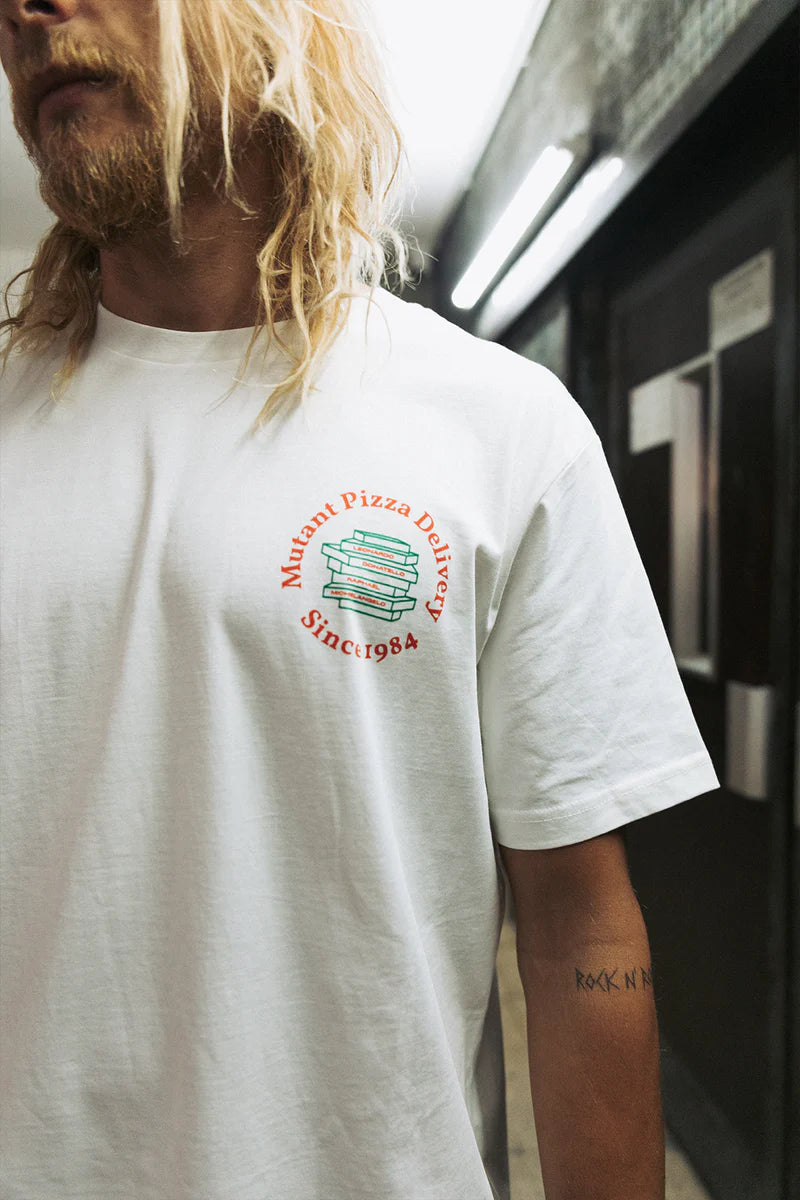 Mutant Pizza Delivery | OffWhite Tee