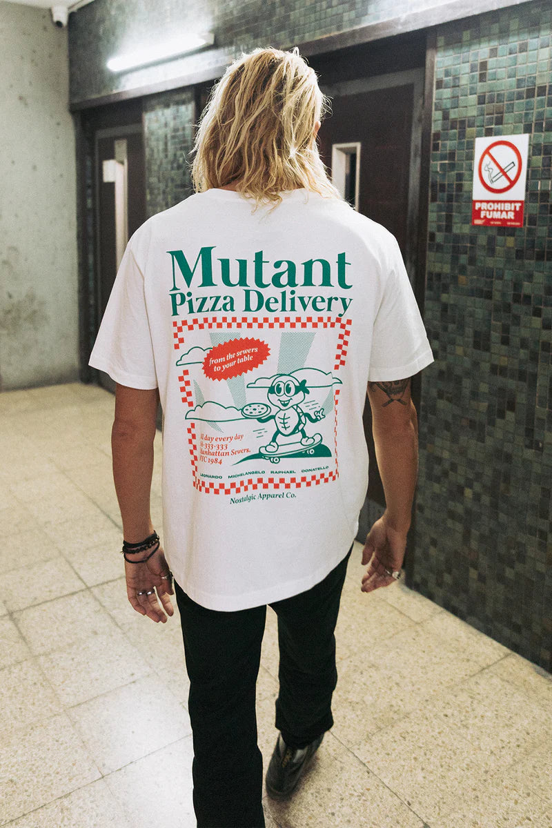 Mutant Pizza Delivery | OffWhite Tee
