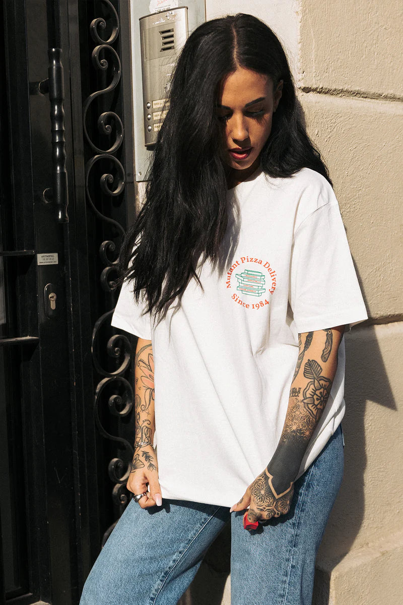 Mutant Pizza Delivery | OffWhite Tee