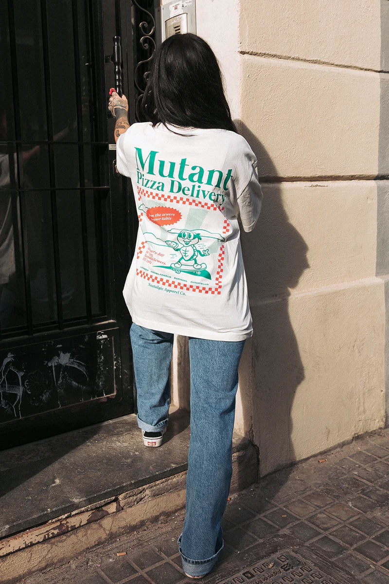 Mutant Pizza Delivery | OffWhite Tee