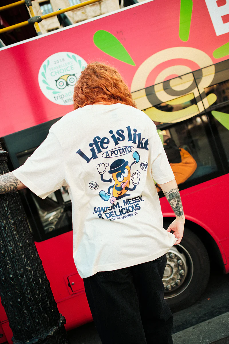Life is like a potato | Natural Tee