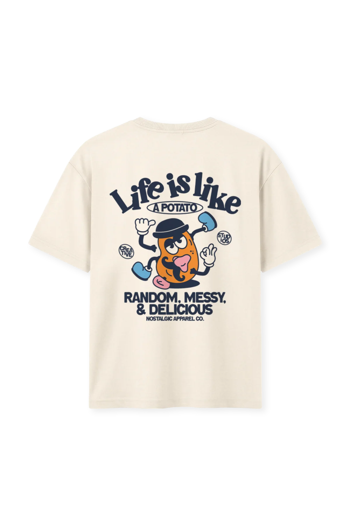 Life is like a potato | Natural Tee