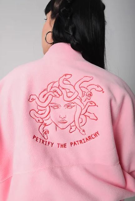 Fleece jacket "Petrify The Patriarchy"