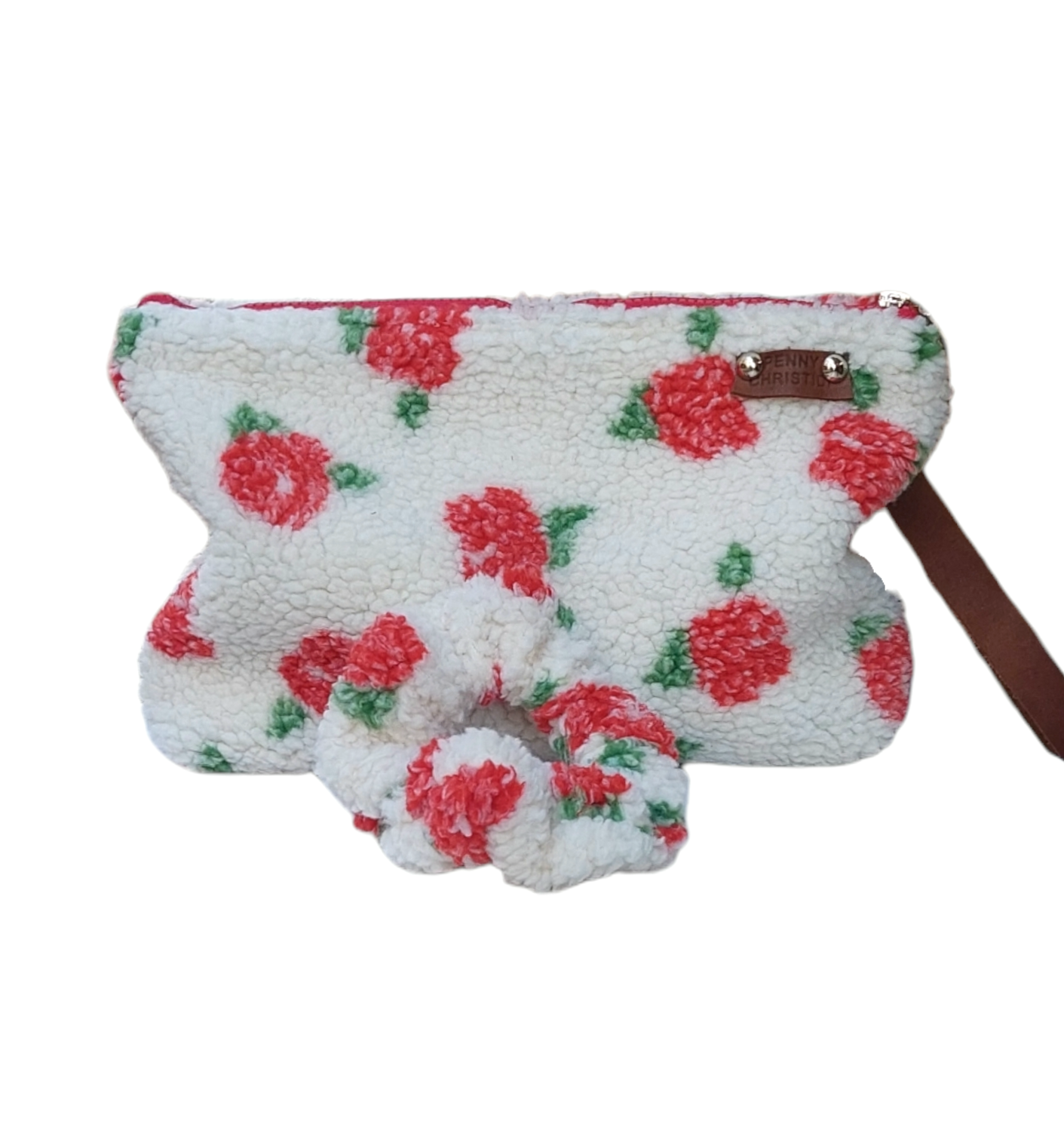 TEDDY ROSES POUCH BAG