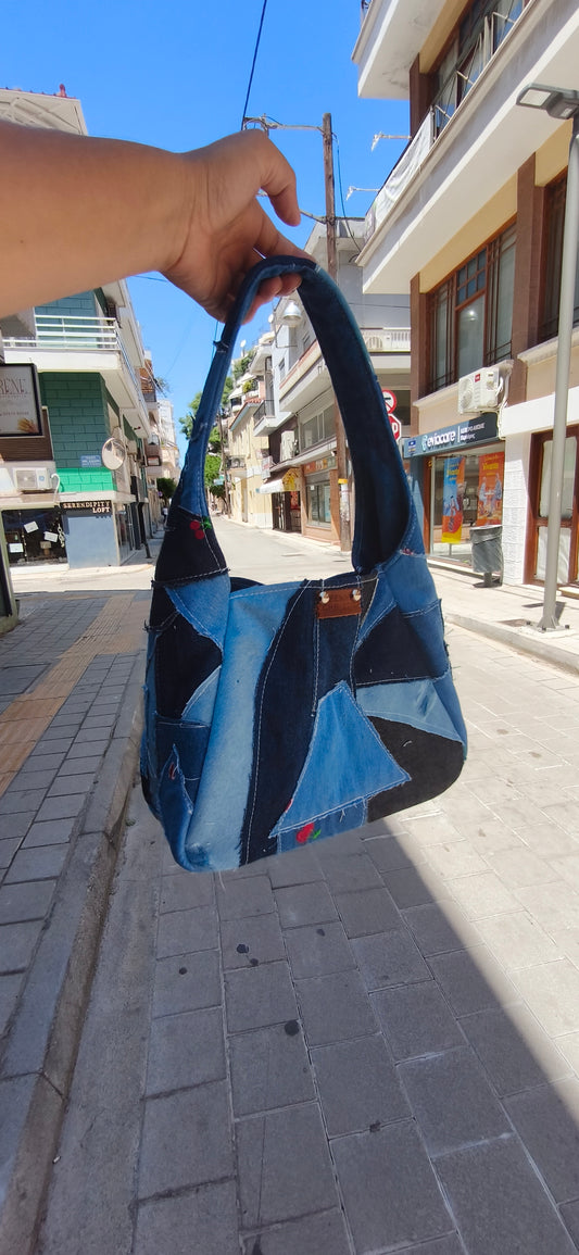 UPCYCLED JEAN ALISSA HANDBAG