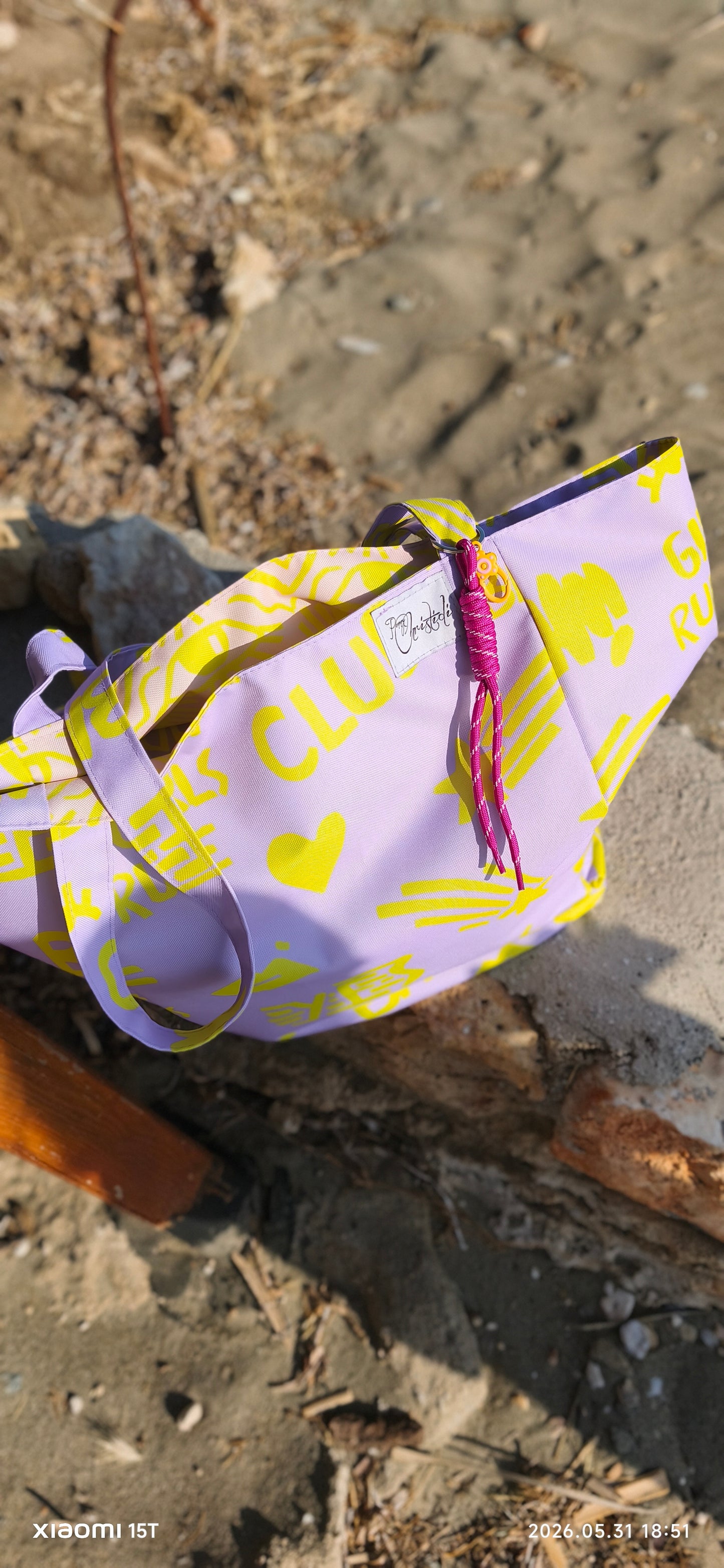 BAD GIRL BEACH BAG