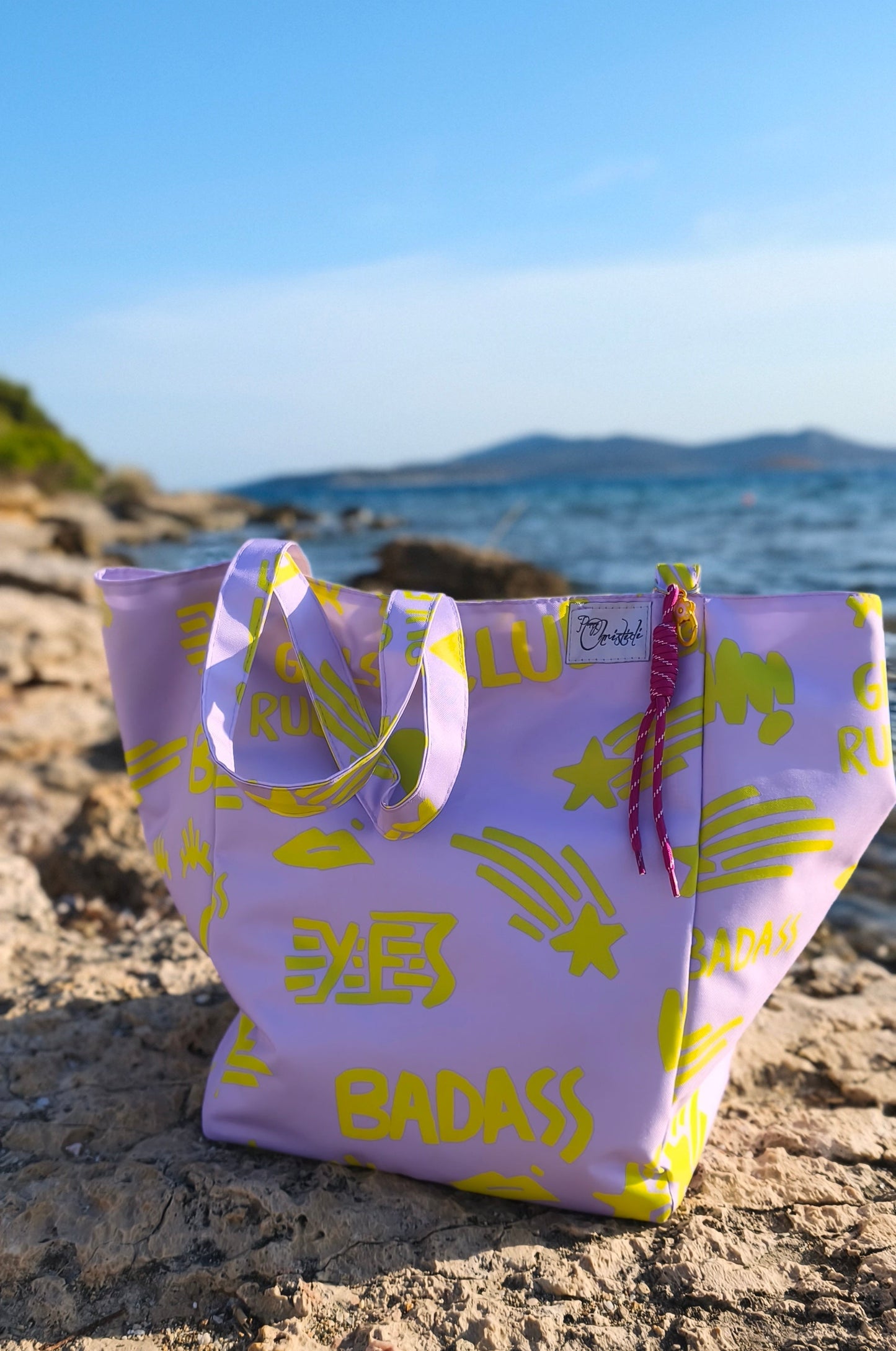 BAD GIRL BEACH BAG