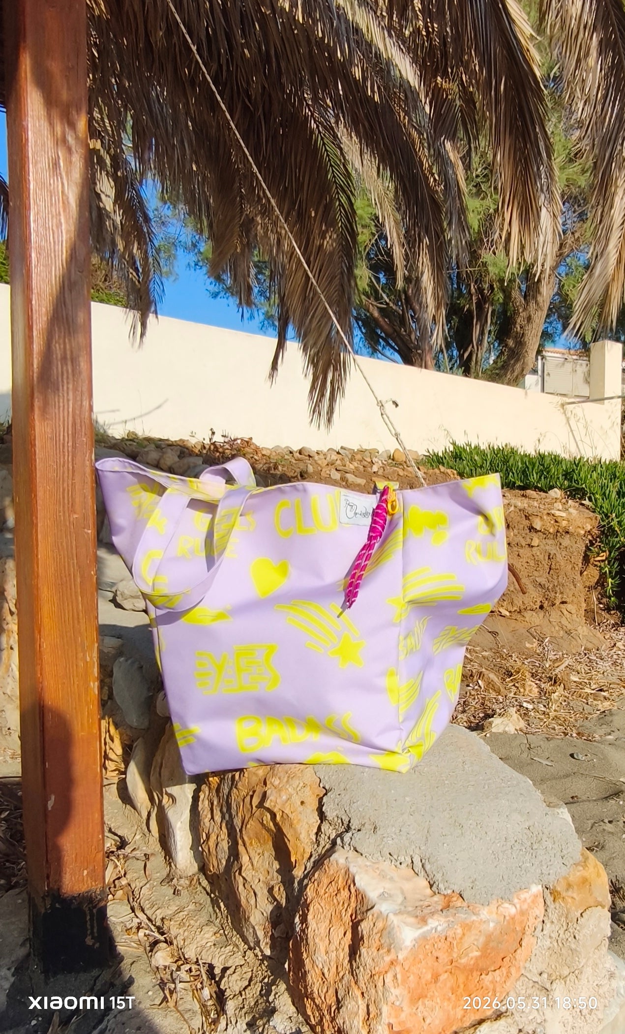 BAD GIRL BEACH BAG