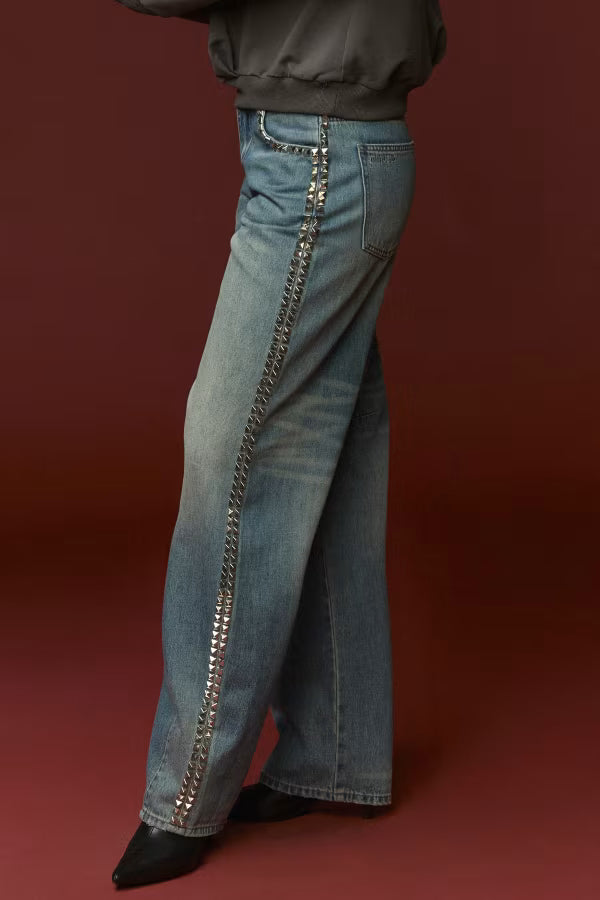 UK JEANS WITH STUDS